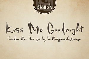 Kiss Me Goodnight