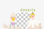Whimsical Silly Goose bundle, an Animal Illustration by Oleksandra Illustrates (Thumbnail 7 of 18)