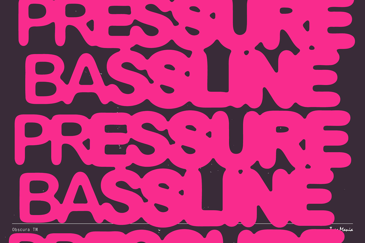 Obscura TM – Automatic Blurry Type, a Sans Serif Font by Type Mania (Photo 6 of 15)