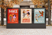 Dancing people. Dancers set, posters, a Person Illustration by PaperTrident (Thumbnail 9 of 12)