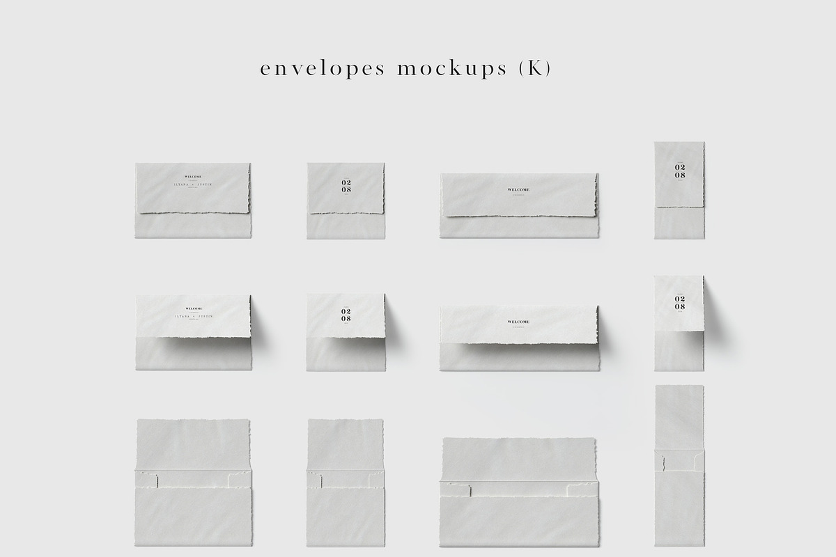 Papers&Envelopes - mockup set, a Product Mockup by Creatoom (Photo 27 of 29)