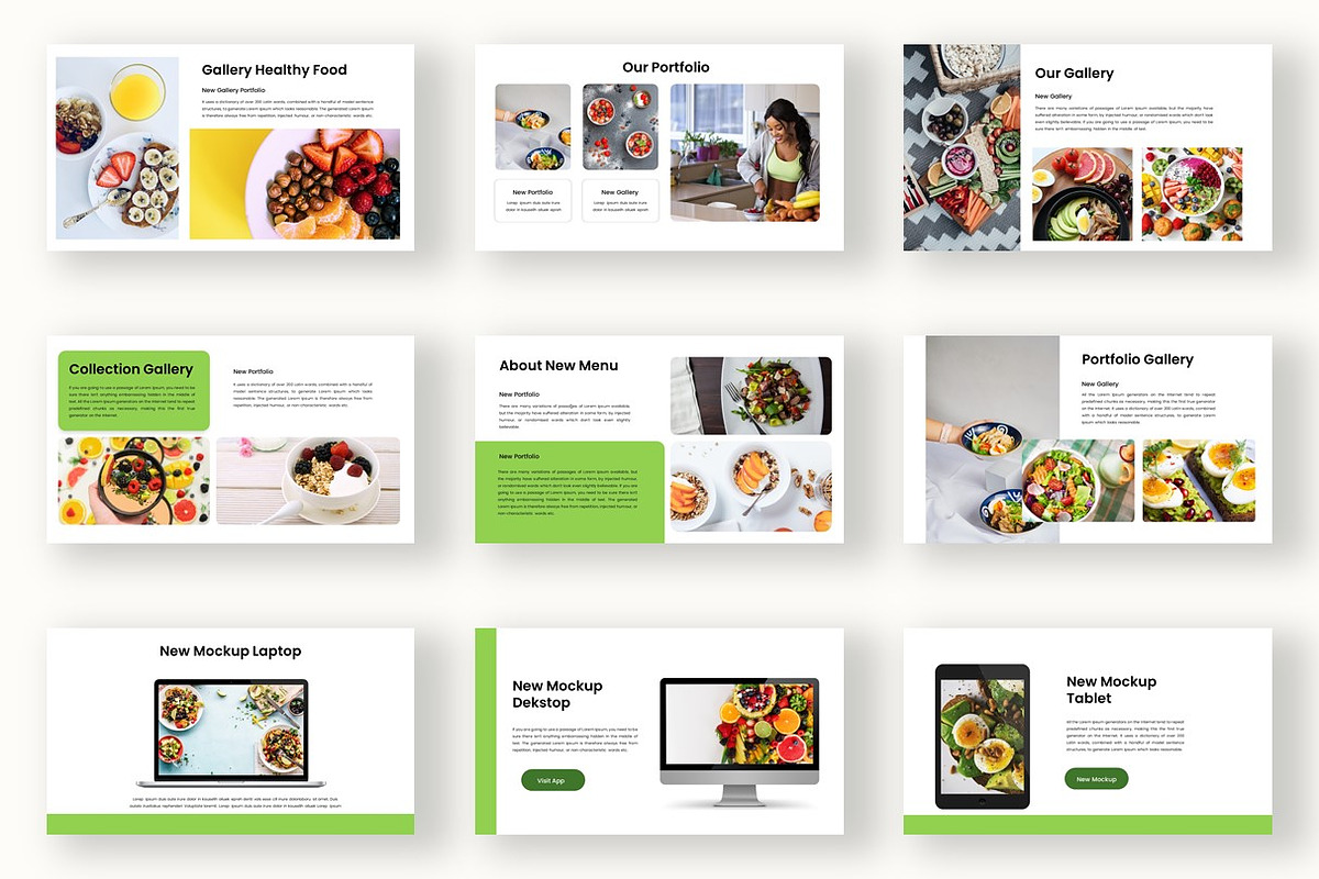 Lamine – Food PowerPoint Template, a Presentation Template by kreatifreya (Photo 5 of 5)