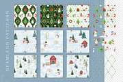Winter Wonderland Clipart, a Seasonal Illustration by AnitaPol (Thumbnail 13 of 20)