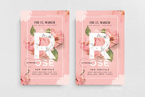 La Vie En Rose Flyer Template