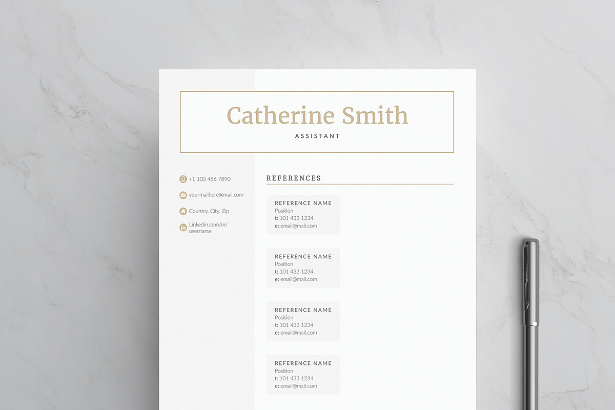 Word Resume & Cover Letter Template, a Resume Template by DemeDesign (Photo 4 of 5)