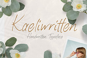 Kaeliwritten - Handwritten Typeface, a Script Font by Littlehand (Thumbnail 1 of 9)