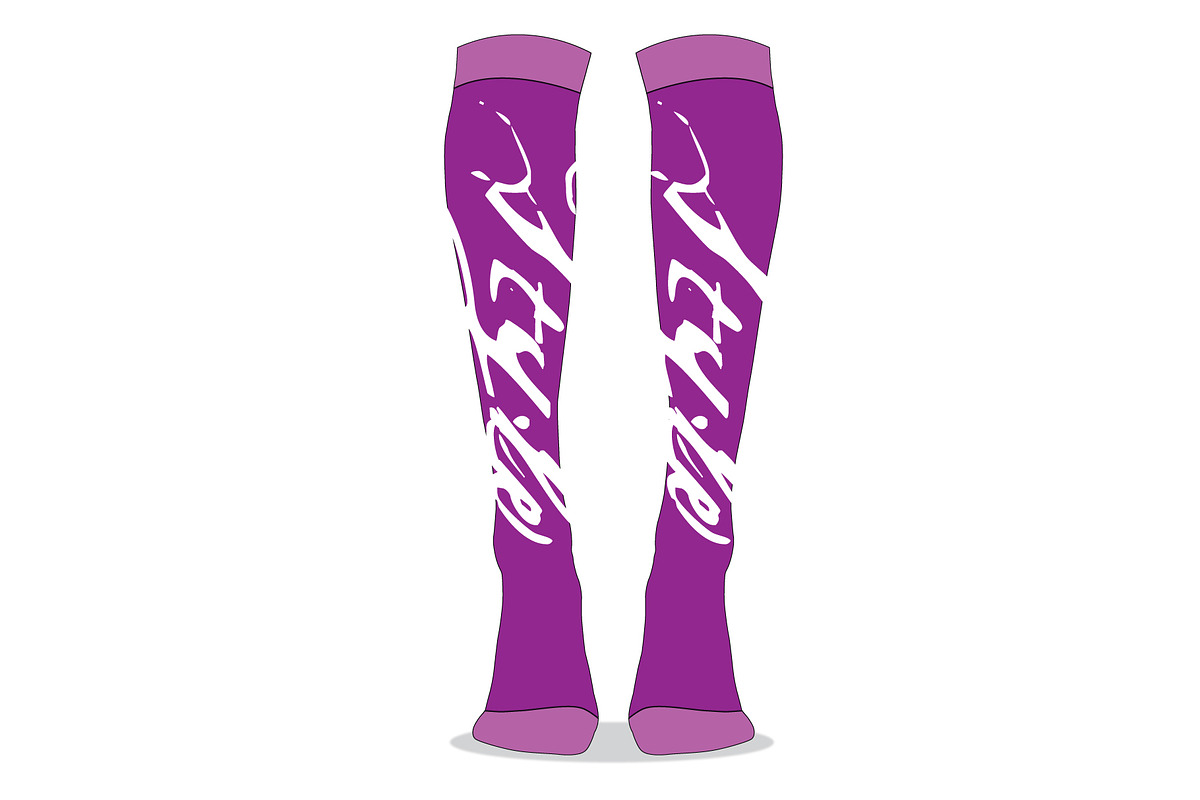 Knee High Socks - Template Mockup, an Apparel Mockup by Mark Anthony Media (Photo 3 of 4)