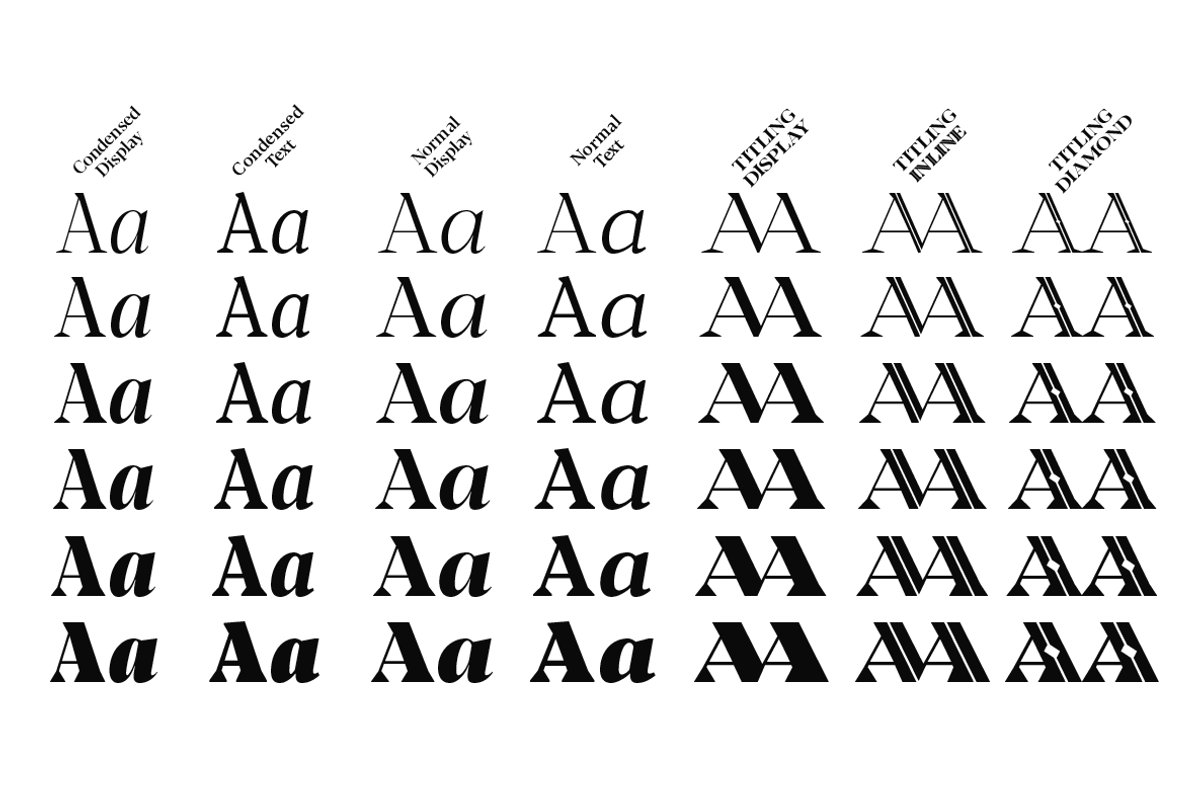 Blacker Pro - 69 fonts, a Serif Font by Zetafonts (Photo 7 of 18)