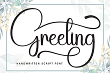 Greeting | Script Font