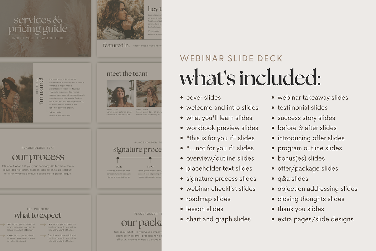 Webinar Slide Deck Canva Templates, a Presentation Template by molly ho ...