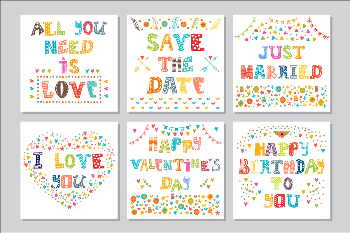 Big set of greeting cards, an Illustration by Helen Sko (Photo 5 of 5)