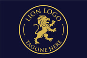 Lion emblem logo, a Branding & Logo Template by menangan studio (Thumbnail 2 of 2)