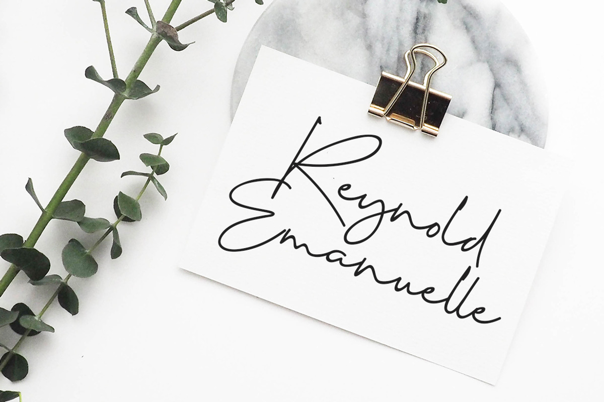 Cervanttis Signature Business Font preview 4