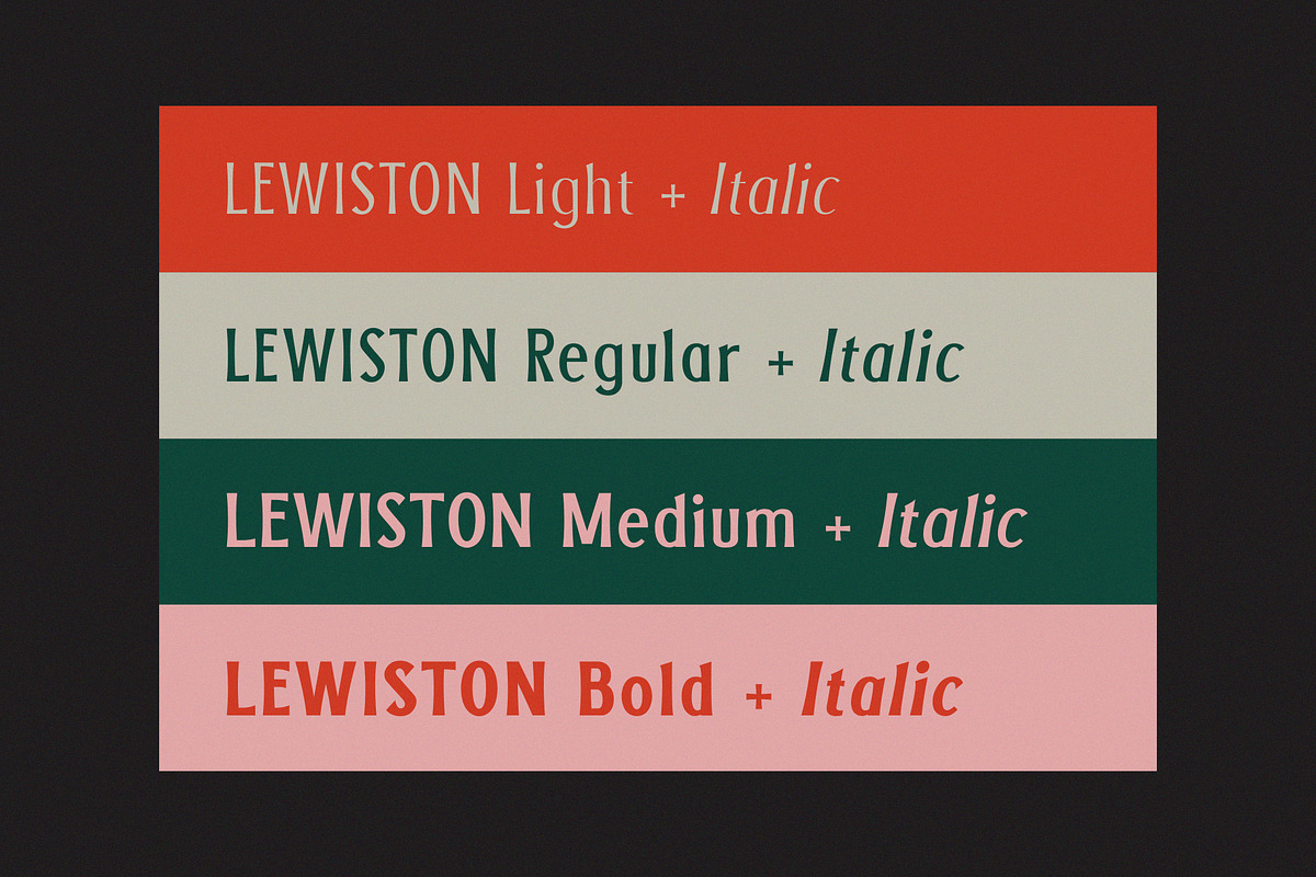 LEWISTON: A Serif Typeface, a Serif Font by Liszar Inzani (Photo 2 of 13)