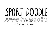 Sport Hand Drawn doodle, a Healthcare Illustration by TKDoodle (Thumbnail 1 of 4)