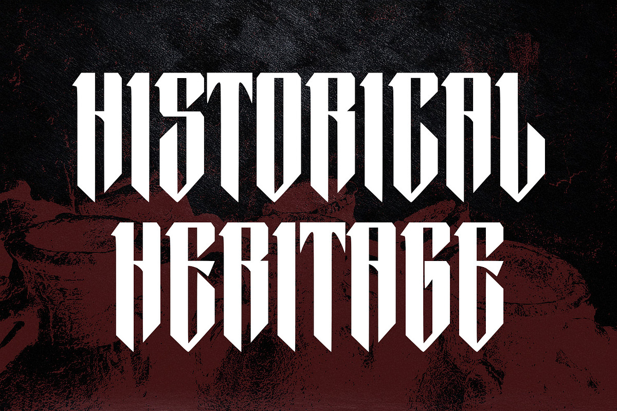 Luparuz Blackletter Display Font, a Blackletter Font by Maulana Creative (Photo 2 of 7)