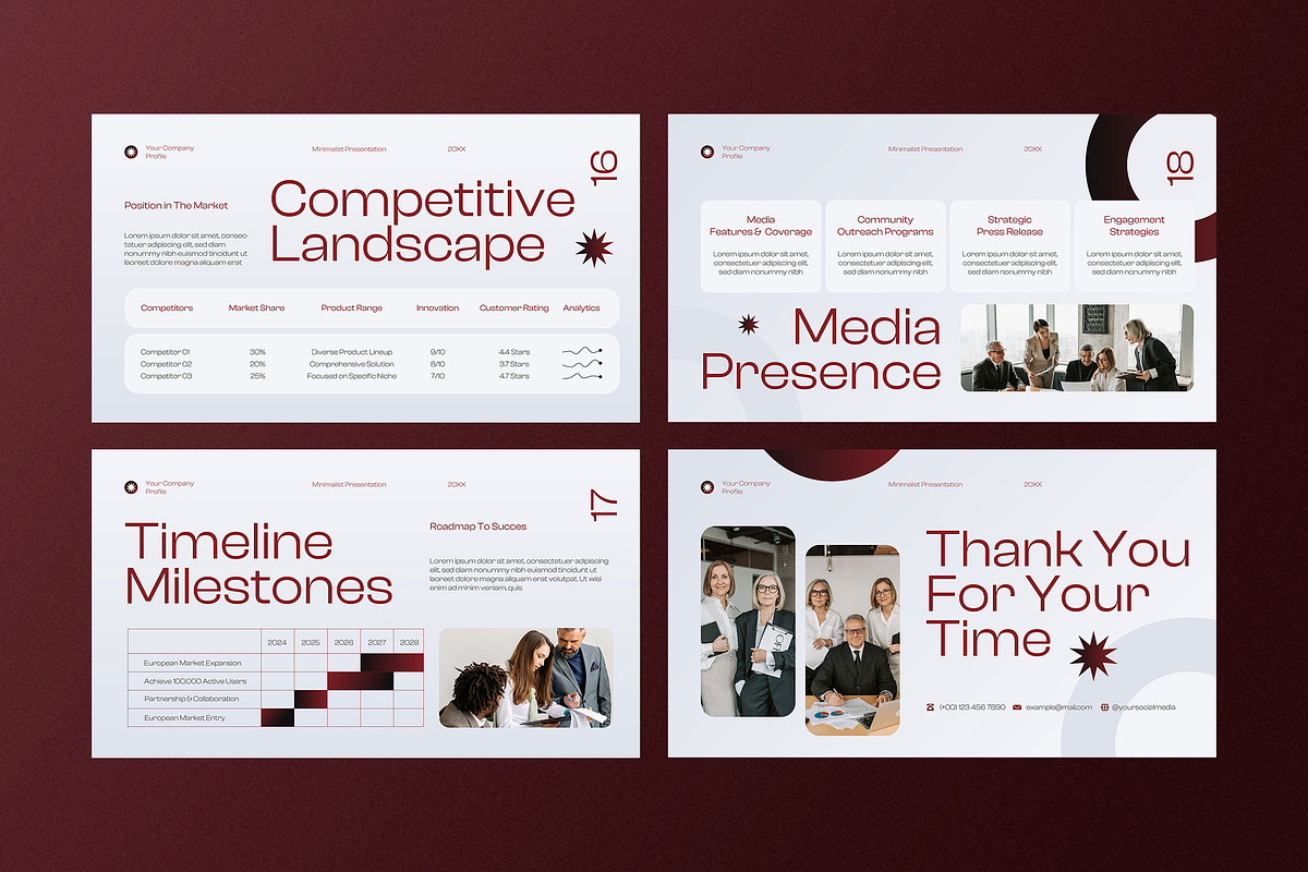 Company Profile Presentation, a Presentation Template by Aiyari Graphic (Photo 5 of 5)