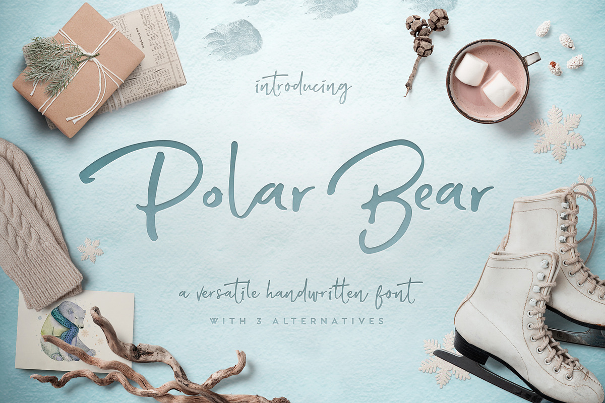 Polar Bear, a Font by Font Bundles (Photo 1 of 7)