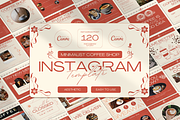 120 Coffee Shop Instagram Template, a Social Media Template by Branding Victory STD