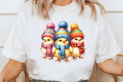 Christmas Chicken PNG Sublimation, an Illustration by Libby Wishes (Thumbnail 3 of 6)