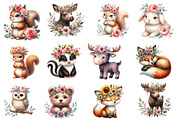 Woodland Baby Animals Clipart, an Illustration by Designworld (Thumbnail 4 of 5)