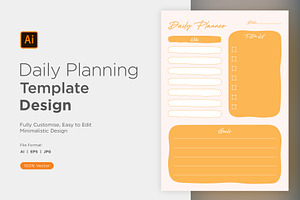 Daily Planner Sheet Design -09