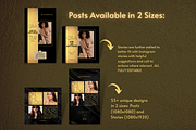 Black Gold Instagram Templates, a Social Media Template by Faytemplates (Thumbnail 10 of 10)