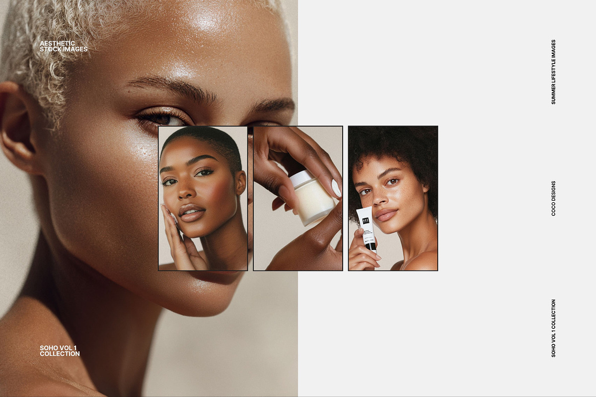 Diverse Skincare Beauty Stock Photos, a Beauty & Fashion Photo by COCO Designs (Photo 14 of 22)