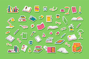 Books & Reading - Elements, Stickers, an Object Illustration by Verachana Dreams (Thumbnail 2 of 11)