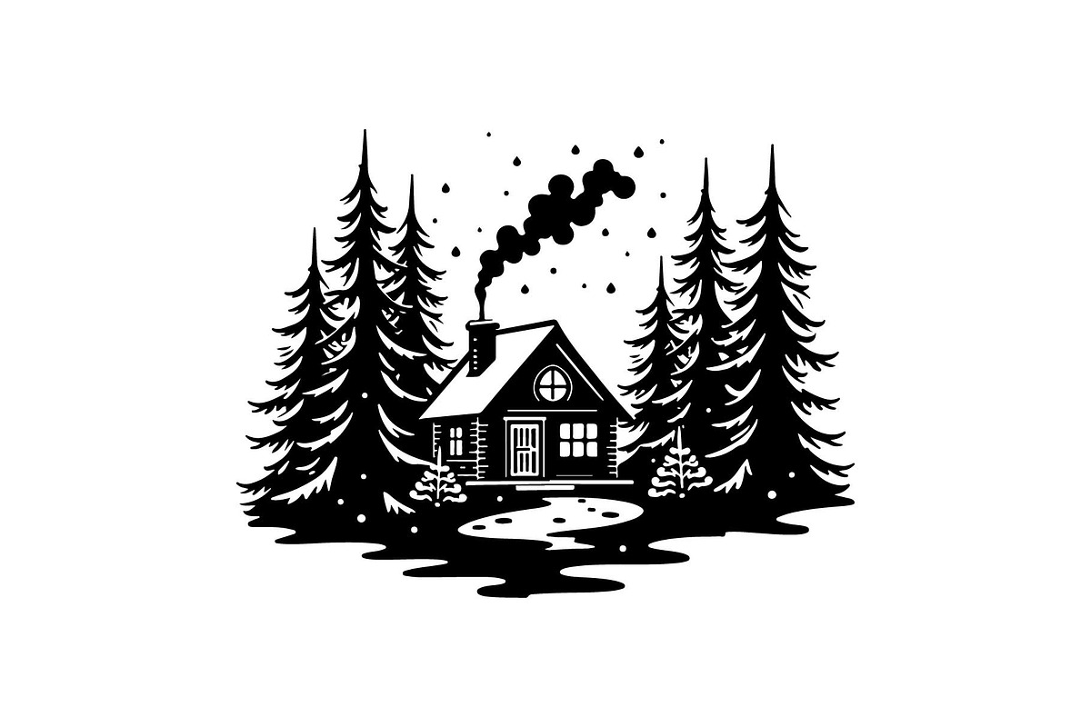 Christmas Nativity & Forest vector, an Object Graphic by yasushie (Photo 6 of 7)