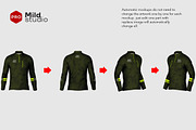 Men's Polar Jacket, a Hoody Mockup by Mildstudio (Thumbnail 4 of 7)