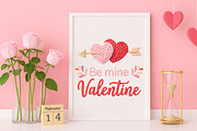 Be Mine Valentine PNG, Valentine PNG, an Illustration by Canvas Craft (Thumbnail 5 of 7)