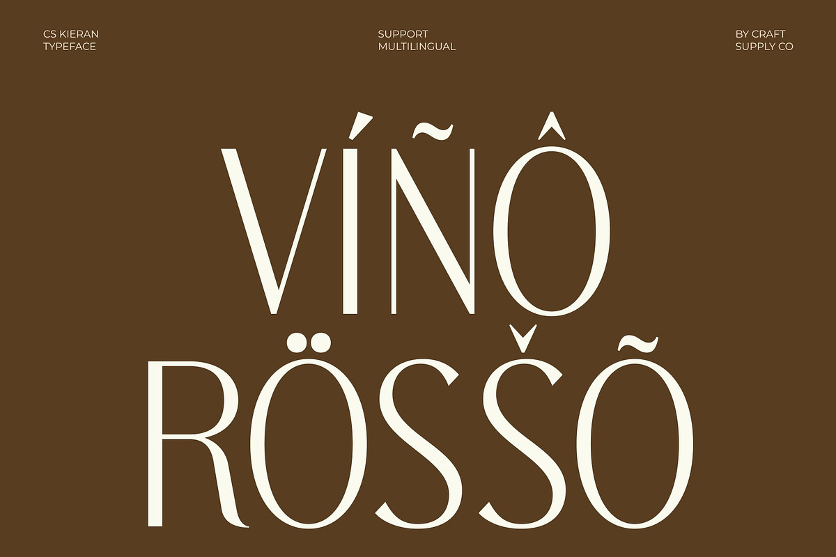 CS Kieran – Modern Sans Serif, a Sans Serif Font by Craft Supply Co. (Photo 7 of 8)