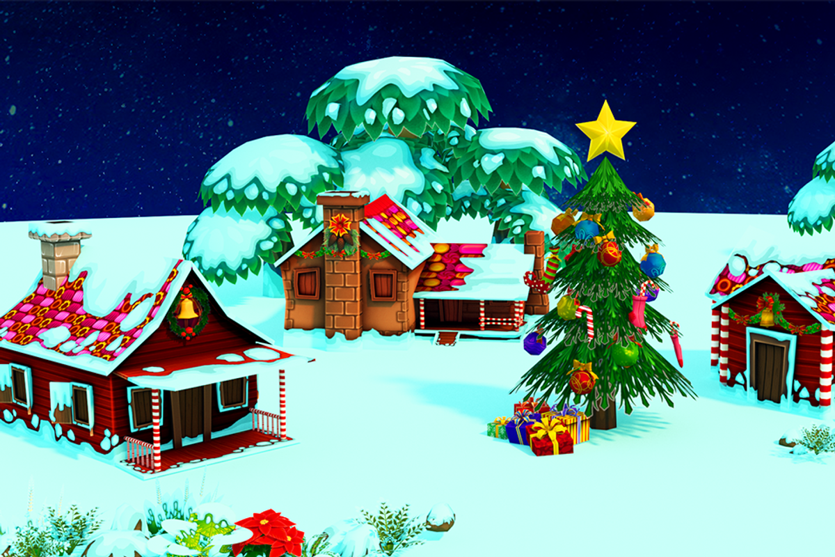 Cartoon Christmas Farm, an Environmental 3D Model by Souchenki (Photo 22 of 29)