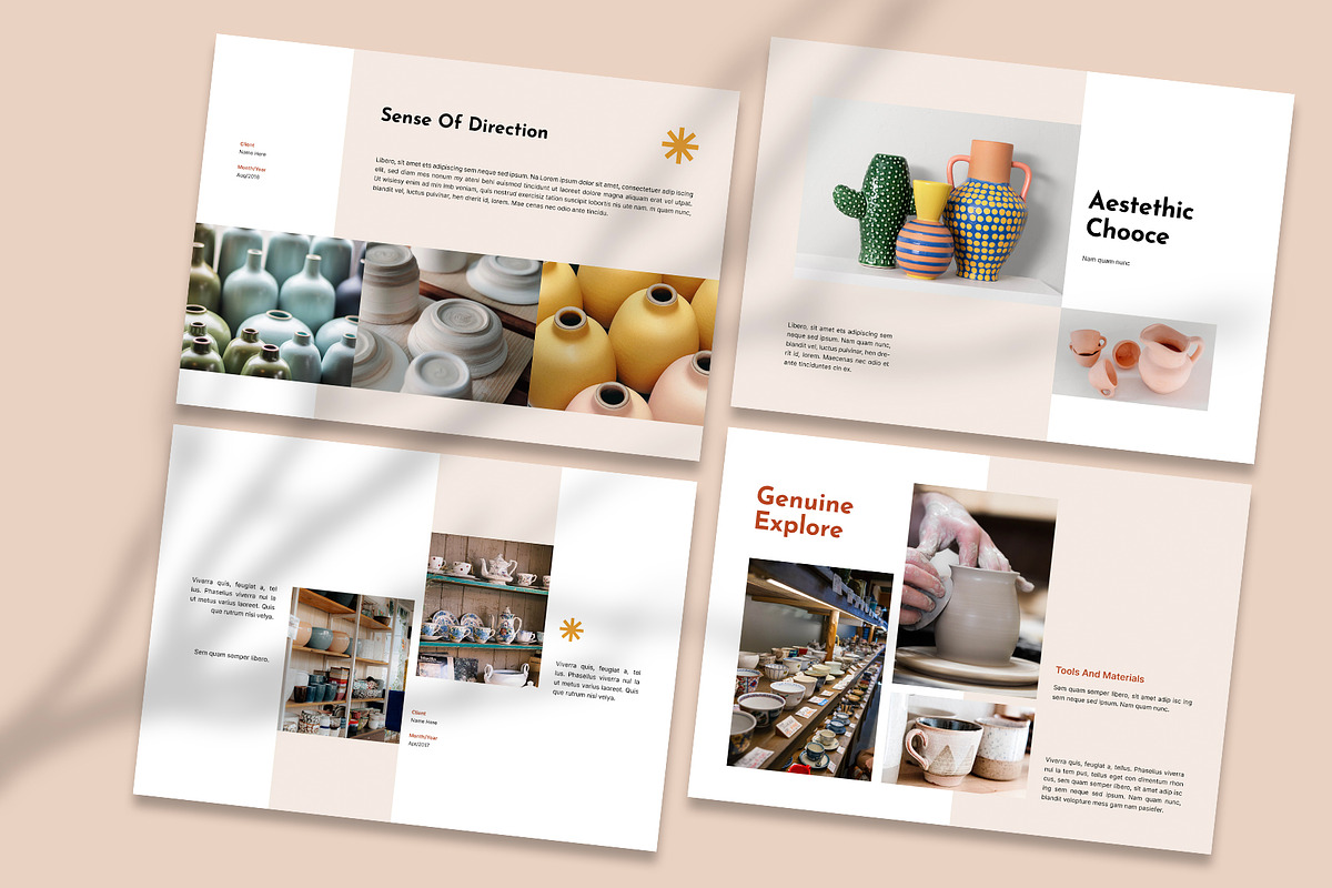 Minimal Art Portfolio, a Stationery Template by Neermana (Photo 4 of 4)