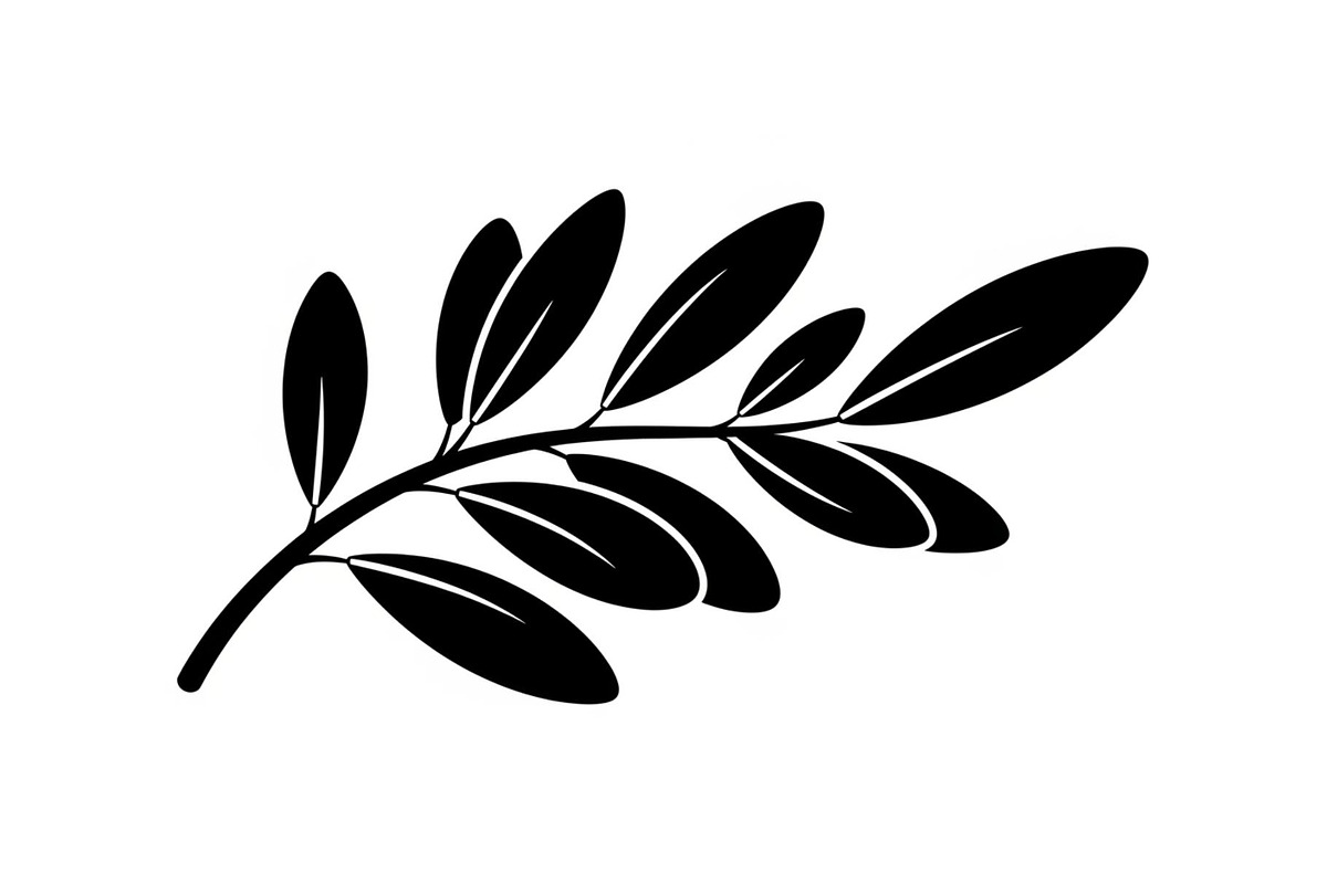 Botanical Leaf Silhouette Bundle, an Illustration by Creativeshirt (Photo 44 of 51)