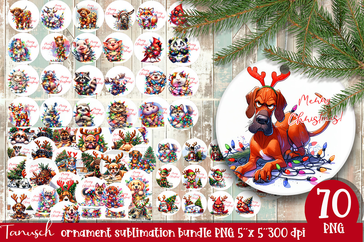 funny Christmas mega bundle, a Templates & Theme by TanuschArts (Photo 15 of 20)