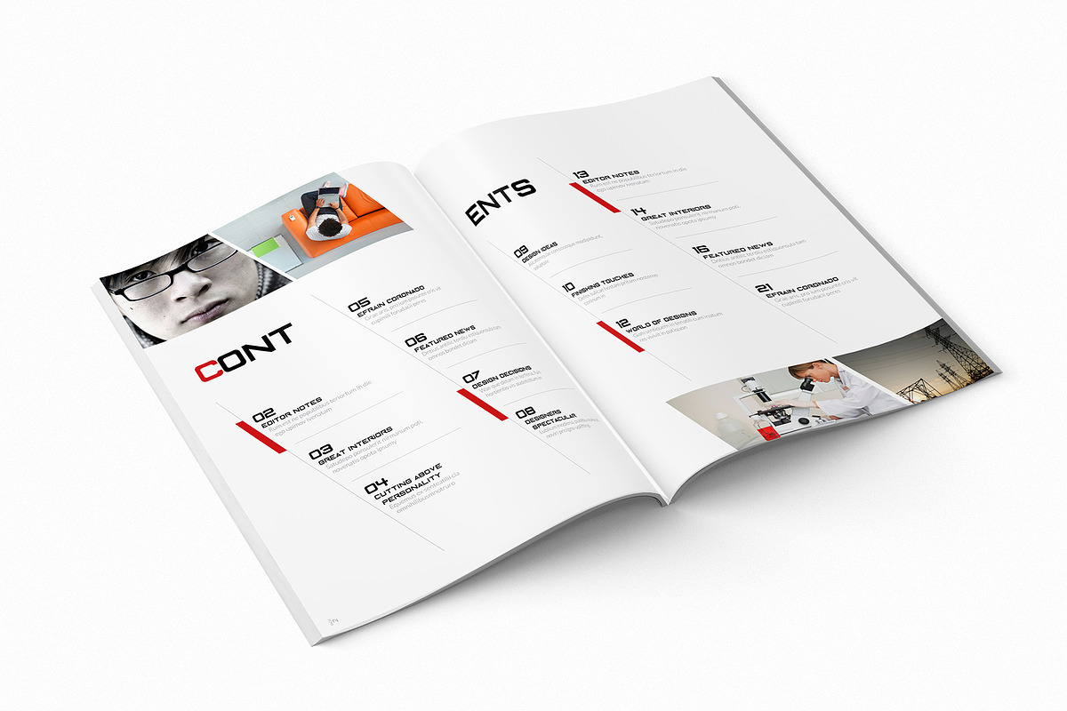 Magazine Template InDesign 15, a Magazine Template by Love Graphic Design (Photo 3 of 20)