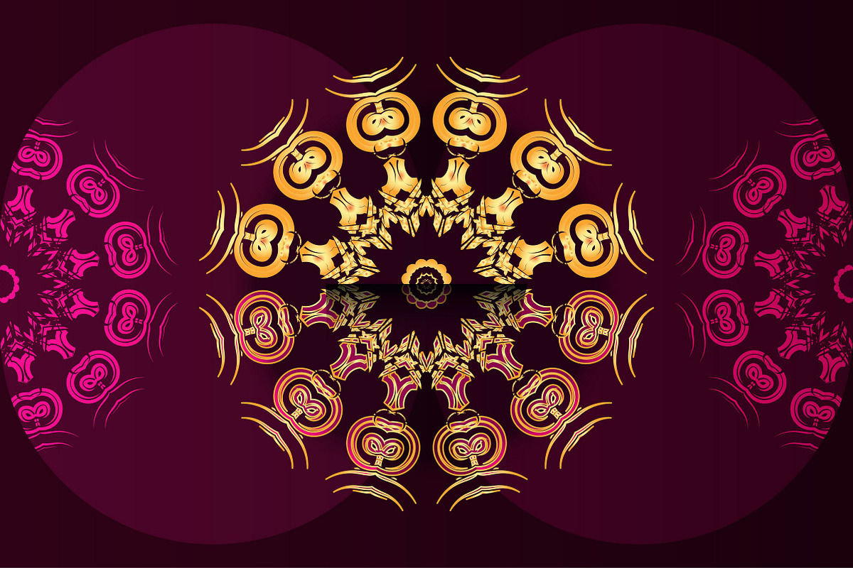 Mandala Circular Pattern Vector Pack, a Background Graphic by NJ Himel (Photo 35 of 95)