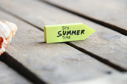 It's summer time creative concept.