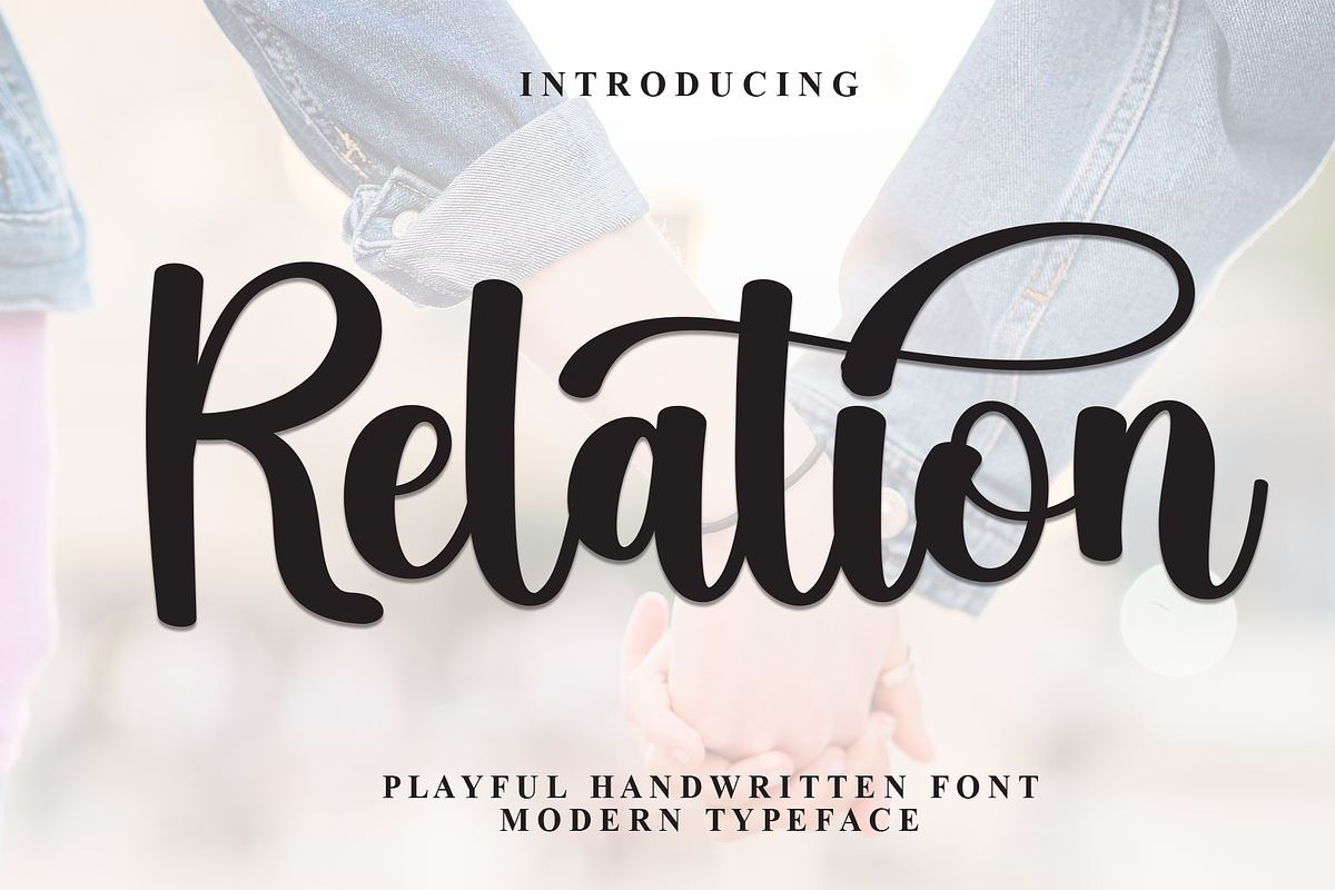 Relation | Script Font, a Handwritten Font by Scratchones (Photo 1 of 9)