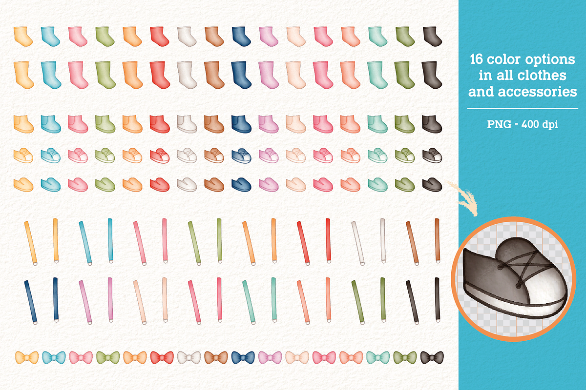 Boys - Cliparts Set, an Illustration by Estudio Daiane Barbosa (Photo 9 of 11)