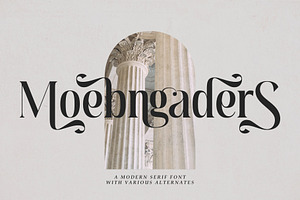 Moebngaders | A Modern Sans Serif