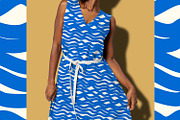 Marine Waves, a Pattern Graphic by MalyskaStudio (Thumbnail 5 of 12)