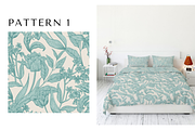 Toile Fleurie, Pattern & Motifs, a Pattern Graphic by lukodje (Thumbnail 4 of 10)
