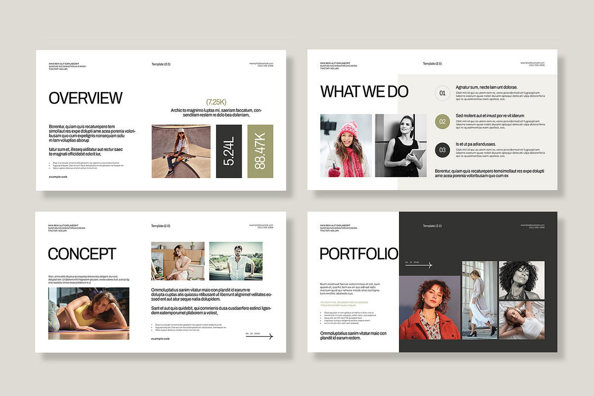 Design Portfolio Presentation Layout, a Presentation Template by MightyDesign (Photo 3 of 8)