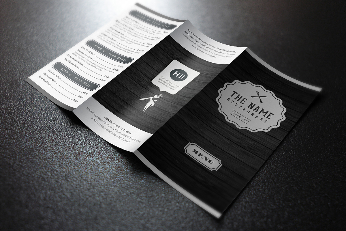 Elegant Food Menu 7, a Brochure Template by Luuqas Design (Photo 1 of 6)