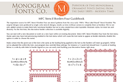 MFC Stencil Borders Four, a Symbol Font by Monogram Fonts Co. (Thumbnail 6 of 6)