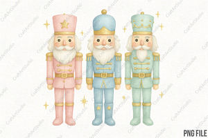 Glitter Nutcracker Friends PNG, an Illustration by CraftArtStudio