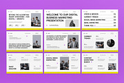 Purple Modern Digital Marketing PPT, a Presentation Template by graphicook (Thumbnail 3 of 4)